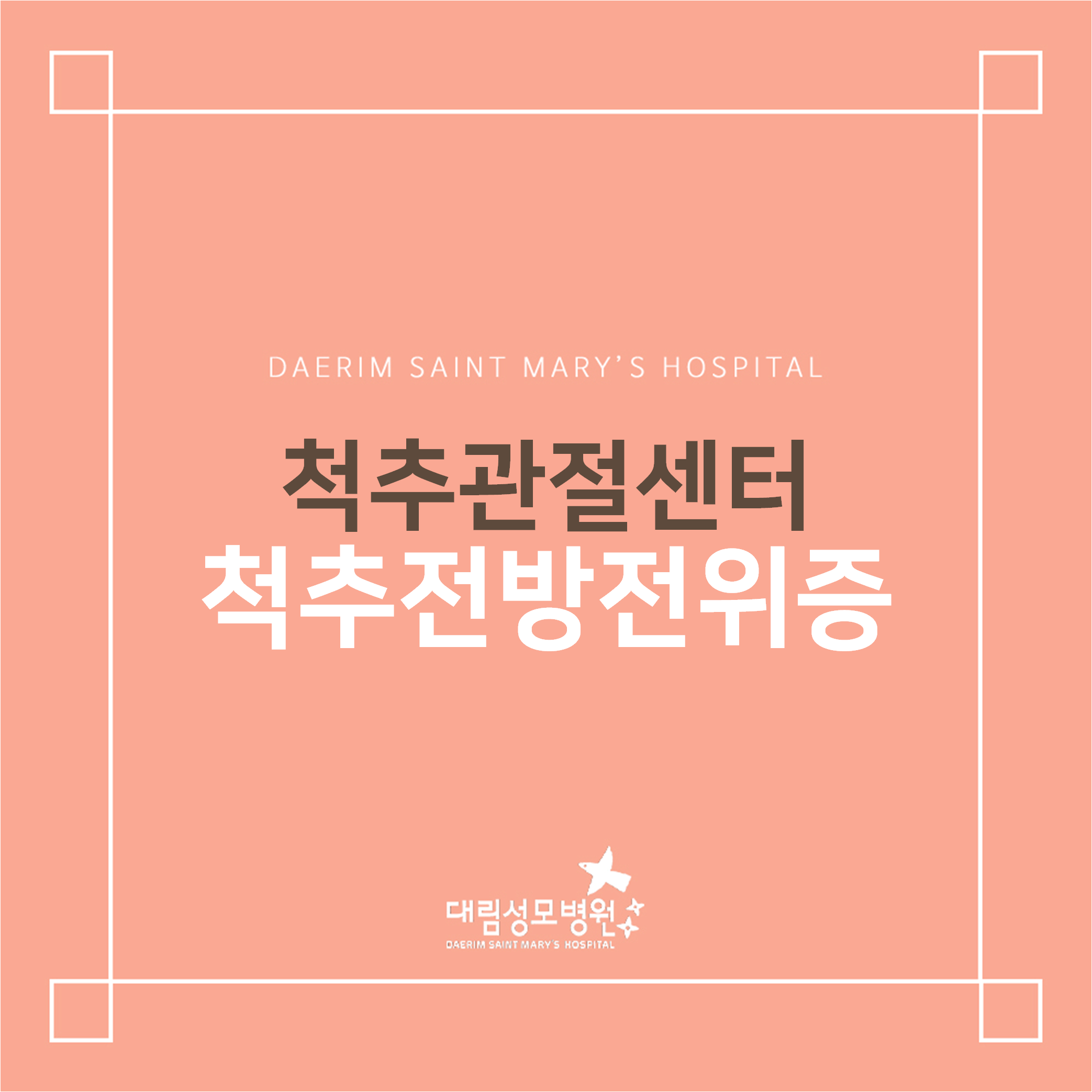[척추관절센터] 척추전방전위증  